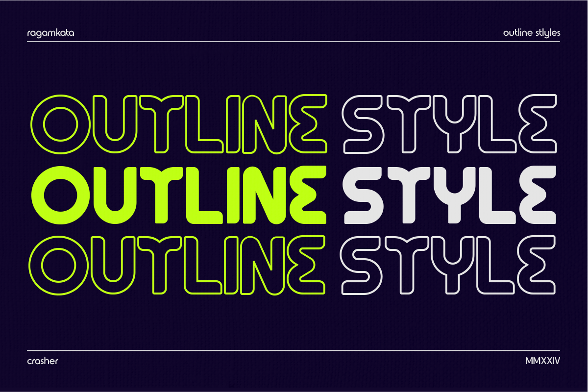 Crasher - Sans Display Font, a Sans Serif Font by RagamKata (Photo 2 of 9)