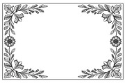 Floral Laser Cut Frame Set, an Illustration by jahid234 (Thumbnail 2 of 9)