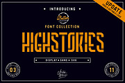 Highstories Family - Font Collection, a Sans Serif Font by MLKWSN (Thumbnail 1 of 19)
