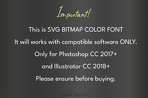 Raw Paint SVG Textured Brush Font