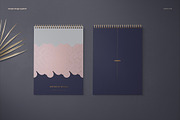 A4 Vertical Spiral Notebook Mockup, a Stationery Template by creatsy5 (Thumbnail 7 of 12)