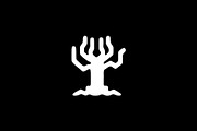 Creepy Tree Silhouette Vector, a Seasonal Illustration by Vectorium Studio (Thumbnail 2 of 4)