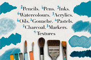Atelier Art Brush Collection, a Brush Add-On by Mels Brushes (Thumbnail 2 of 9)