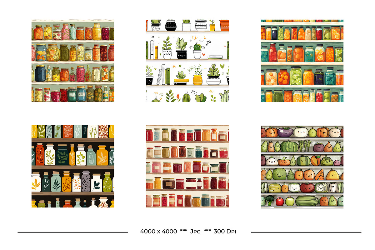 Stuff of Shelves Bundle, a Pattern Graphic by karenfoleyphoto (Photo 8 of 9)