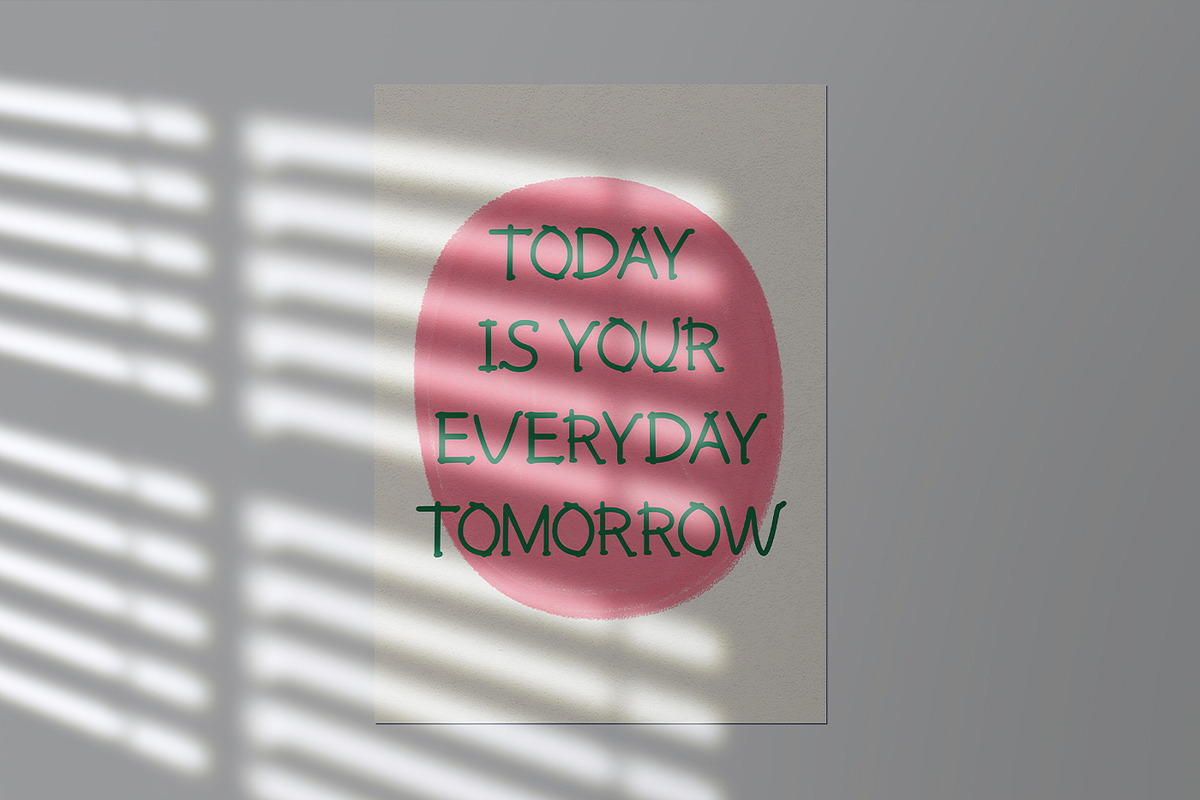 DOPHONE simple handwritten font, a Serif Font by CHIMERA (Photo 5 of 7)