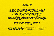 Juxtapost - Edgy Brush Font, a Handwritten Font by ikiiko (Thumbnail 6 of 7)