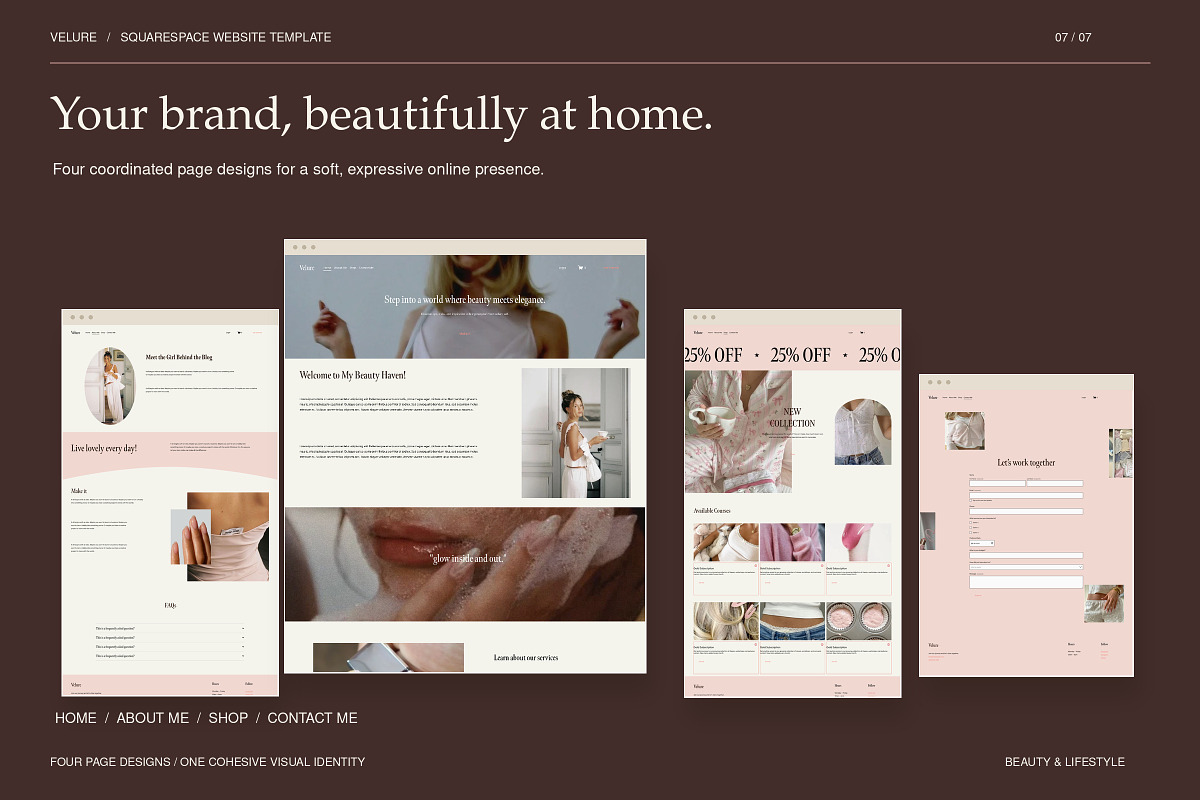 Squarespace Website for Bloggers, a Squarespace Template by Layl Atelier (Photo 7 of 8)