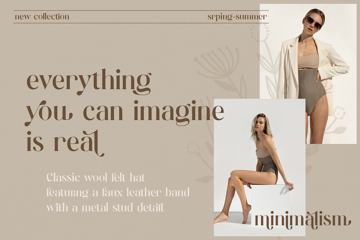 Hugolers Stylish Modern, a Serif Font by Typetemp Studio (Photo 9 of 21)