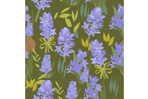 Seamless Pattern with Fresh Spring, an Object Illustration by Maria Starus