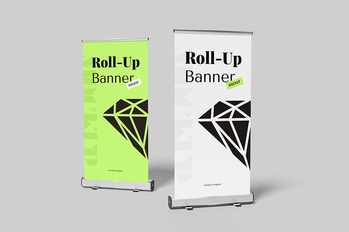 Roll Up Banner Mockup, an Advertising Mockup by Pikachudesign (Photo 4 of 5)