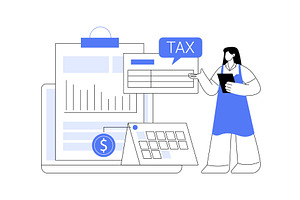 Annual Financial Summary abstract, a Finance Illustration by Visual Generation