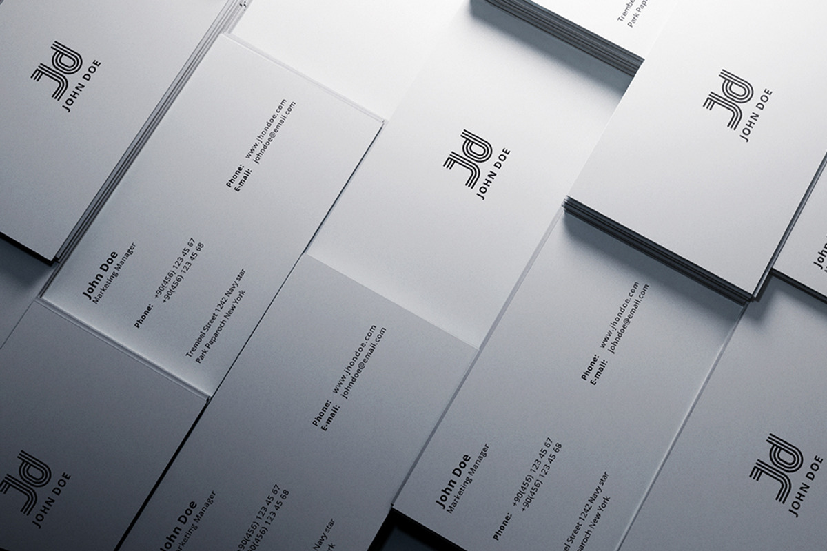 Simple Minimal Business Card, a Business Card Template by Shahjhan (Photo 3 of 3)