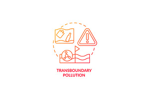 Transboundary Pollution Icon