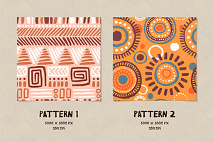 African Shapes: Graphics Patterns