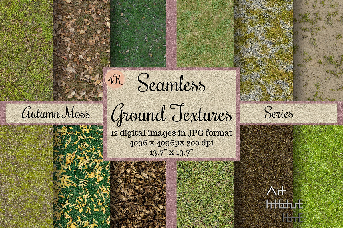 Seamless Ground Textures-Autumn Moss, a Texture Graphic by Arthitecture Home (Photo 1 of 11)