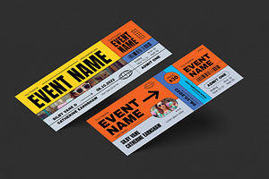 Event Ticket, a Card Template by Guuver