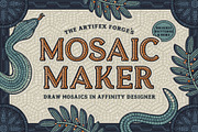 Mosaic Maker - Affinity Brushes, a Brush Add-On by The Artifex Forge (Thumbnail 1 of 12)