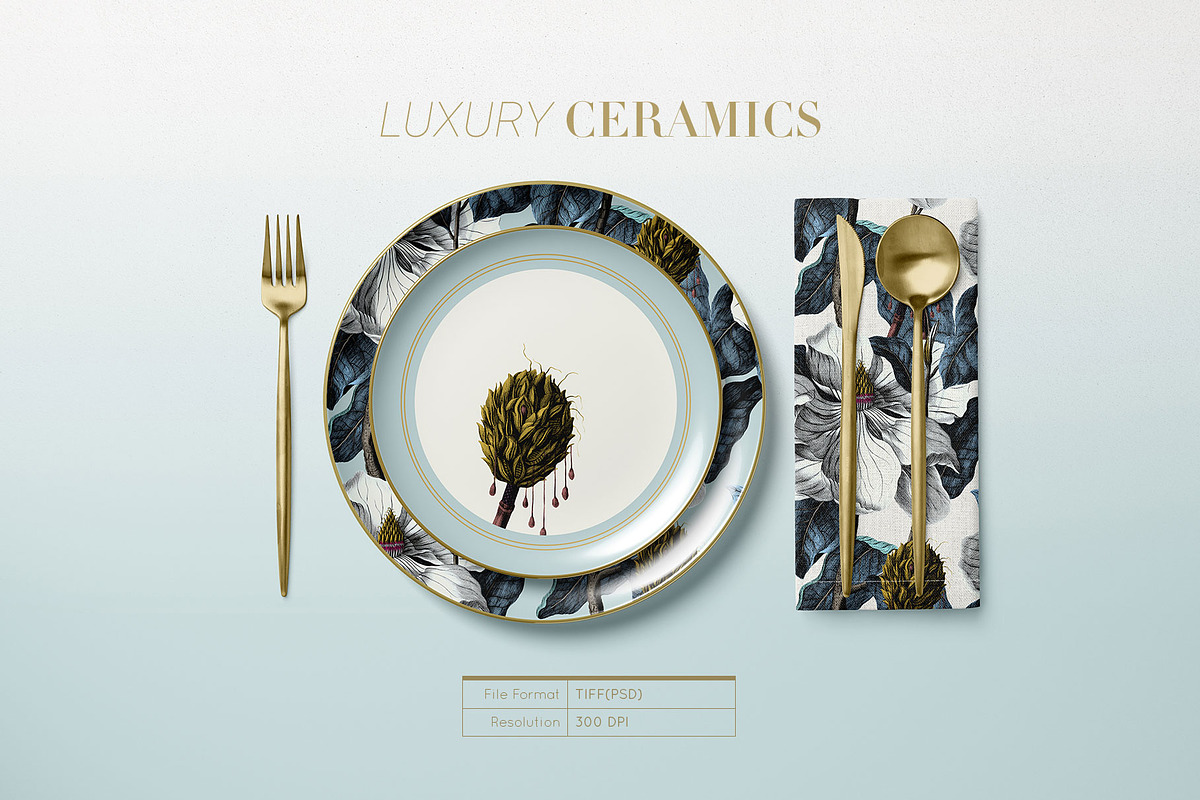 Magnolia Luxe Botanical Pattern., a Pattern Graphic by TSTUDIO (Photo 8 of 11)