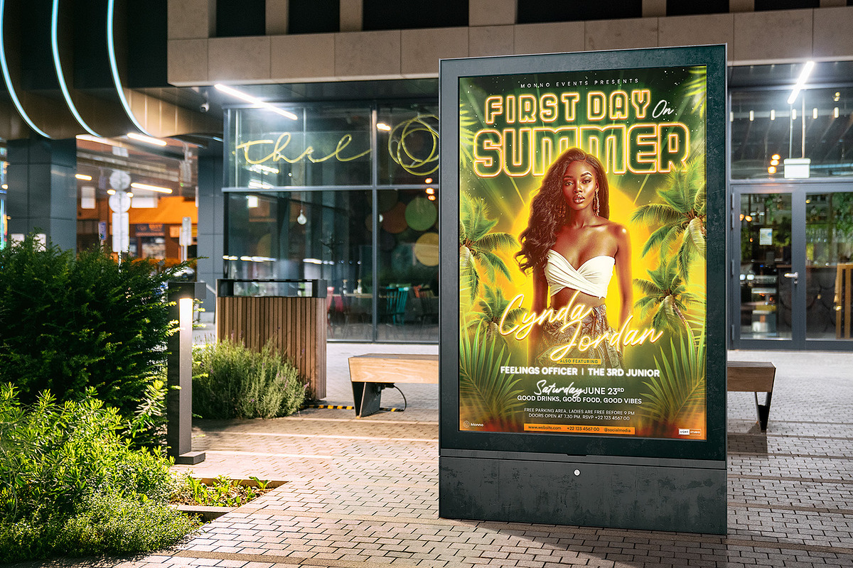Summer Party Flyer Template PSD, a Flyer Template by Bornx Design (Photo 5 of 5)