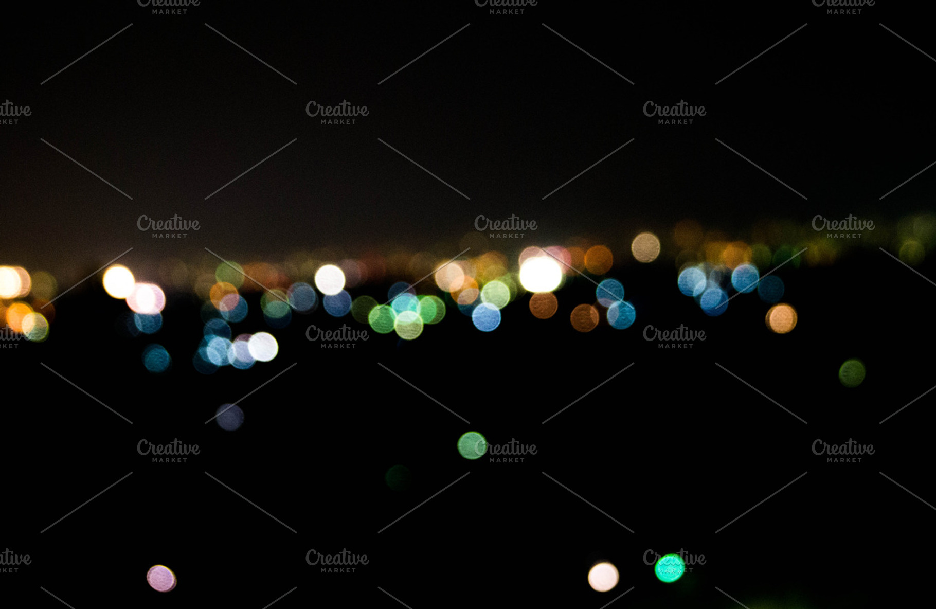 City Night Lights 2 Abstract Containing City Night And Lights