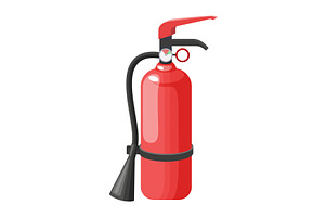 Fire extinguisher tank flat, an Object Illustration by Things for designers