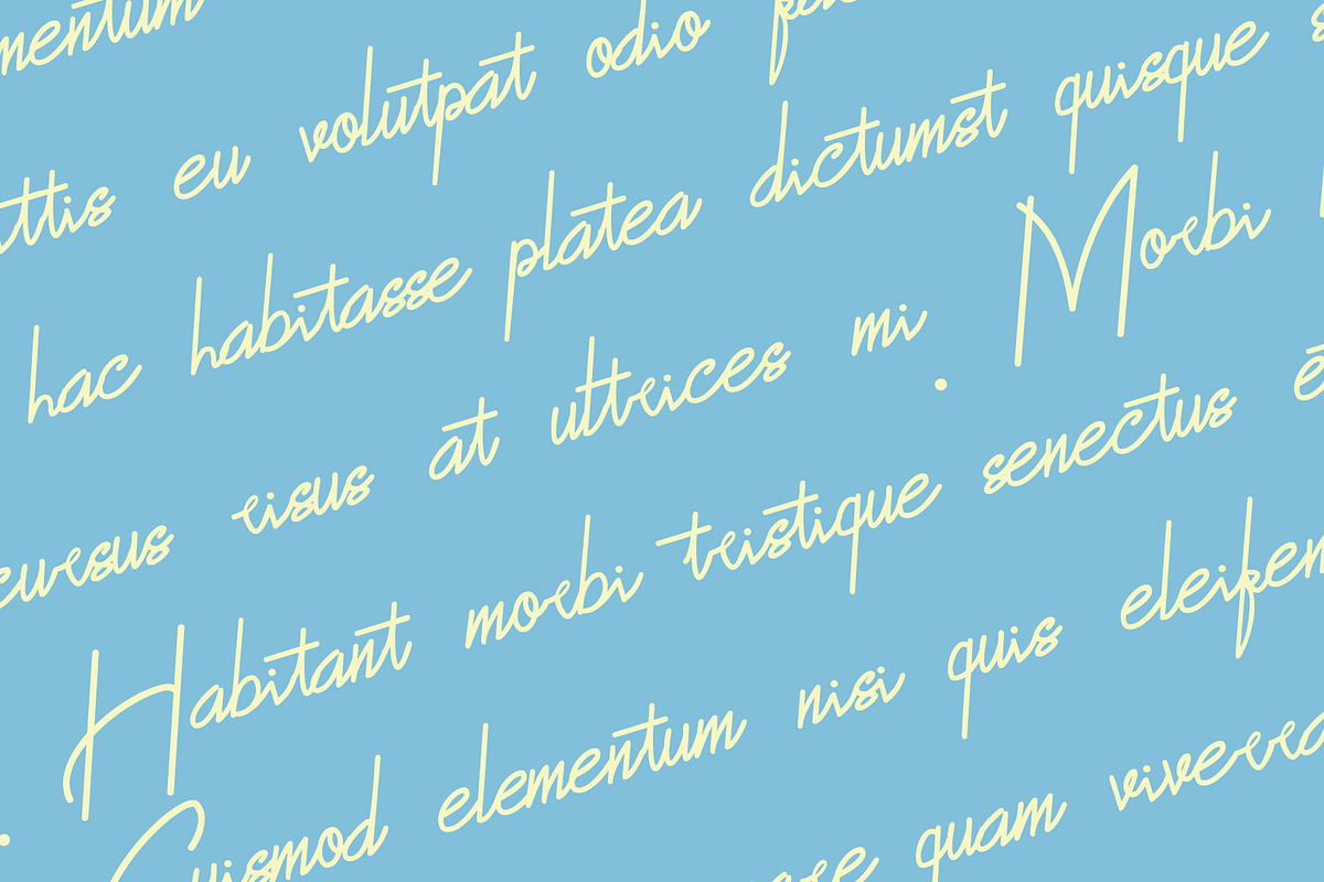 Bluemono - Handwritten Font Type, a Handwritten Font by ArtiXLabs (Photo 9 of 11)