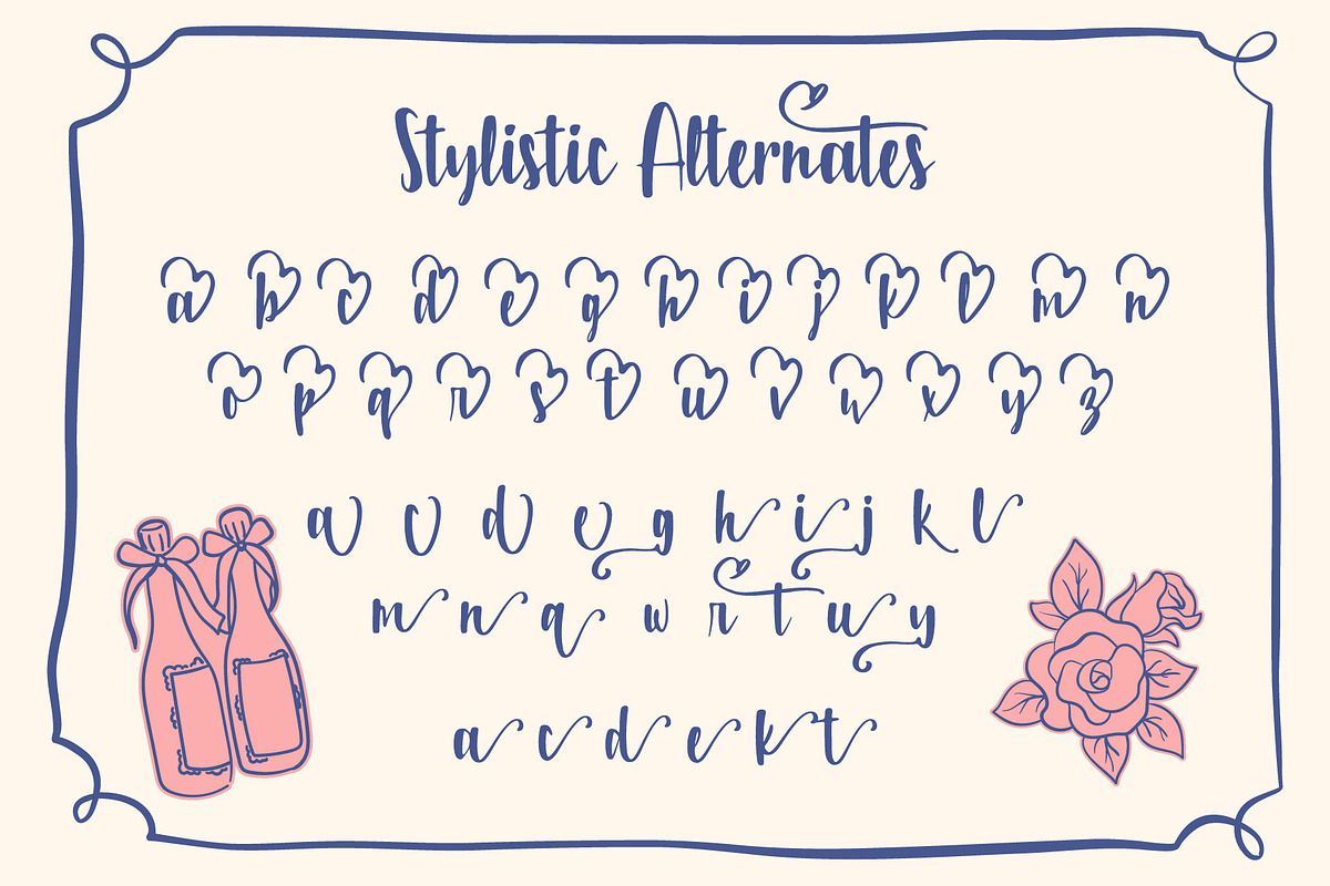 Whimsical Holiday; Romantic Script, a Script Font by Tyasify (Photo 10 of 10)
