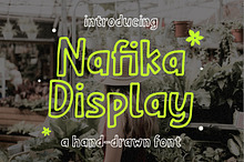 Nafika Display Hand-Drawn Font