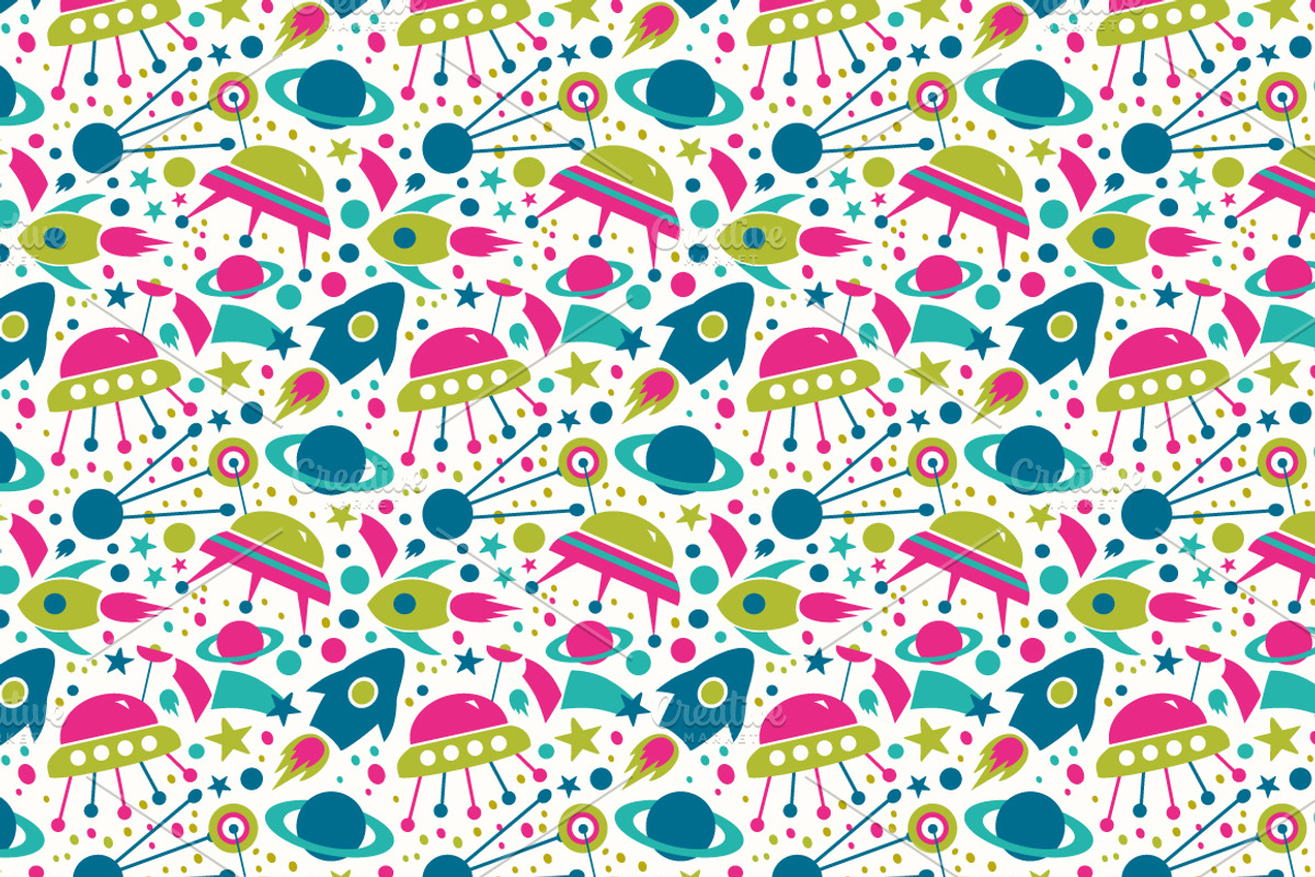 Decorative toys seamless patterns preview 4