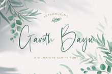 Gareth Bayu - Handwritten Font
