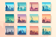 Famous Cities Landscape Collection, an Illustration by Chuhastock (Thumbnail 13 of 15)