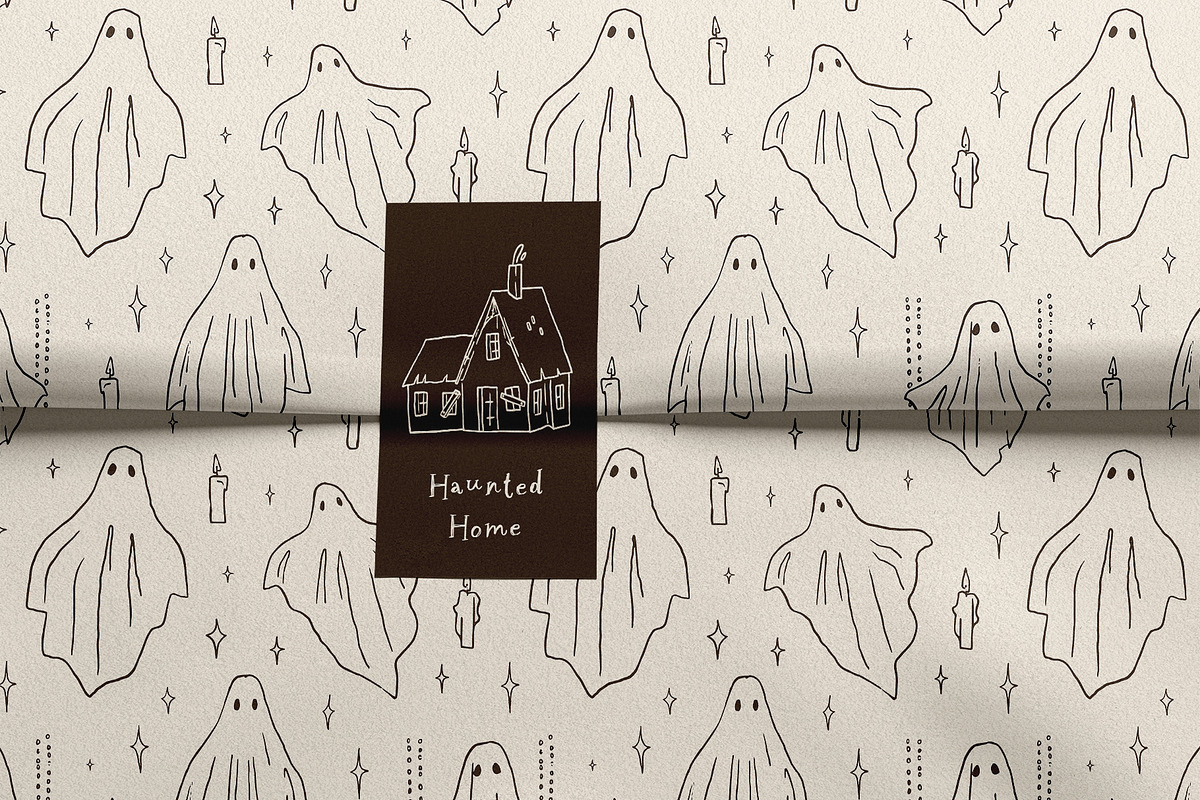 Haunted Nostalgia: Halloween Clipart, a Seasonal Illustration by Cute Atelier (Photo 9 of 10)