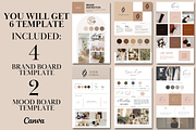 Modest Brand & Mood Board Templates, a Social Media Template by Daily Creative (Thumbnail 2 of 7)