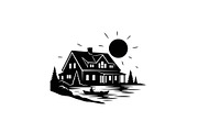 50 Flooded Home Silhouette Bundle, an Illustration by Designs_River (Thumbnail 3 of 51)