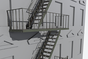 Fire Escape Stairs Modular