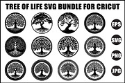 Tree of Life Circle SVG Bundle, an Object Graphic by jahid234 (Thumbnail 1 of 13)