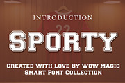 Sporty, a Slab Serif Font by Wow Magic (Thumbnail 1 of 3)