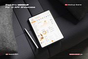 iPad Pro Mockup for UI Design, an iPad Mockup by My Code Std (Thumbnail 1 of 3)