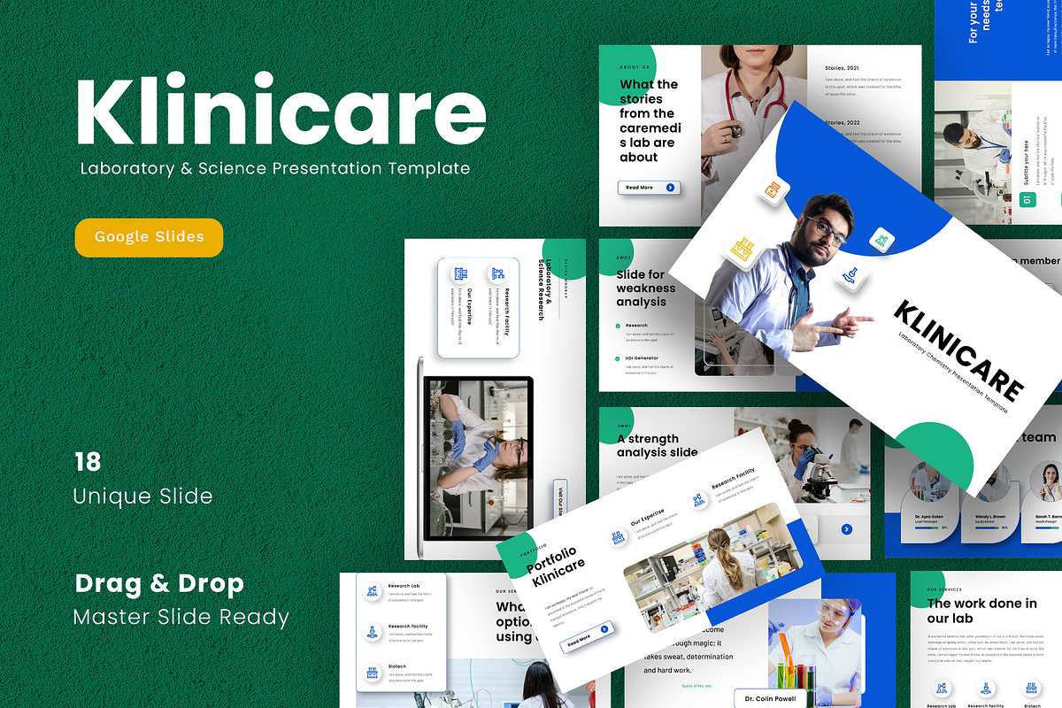Klinicare - Laboratory Presentation, a Presentation Template by HacaStudio (Photo 1 of 3)