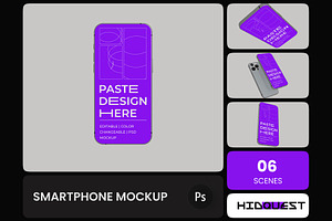 Smartphone Mockup, an iPhone Mockup by hiddemaru