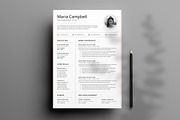 Clean Resume/CV Word, a Resume Template by ResumeDevisers (Thumbnail 4 of 5)
