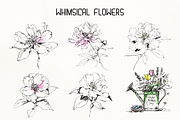 Whimsical Mother's Day Line Art Set, an Object Illustration by GiraffeCreative (Thumbnail 4 of 16)