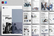 Business Plan Template, a Brochure Template by GoldenGrid Studio (Thumbnail 1 of 11)