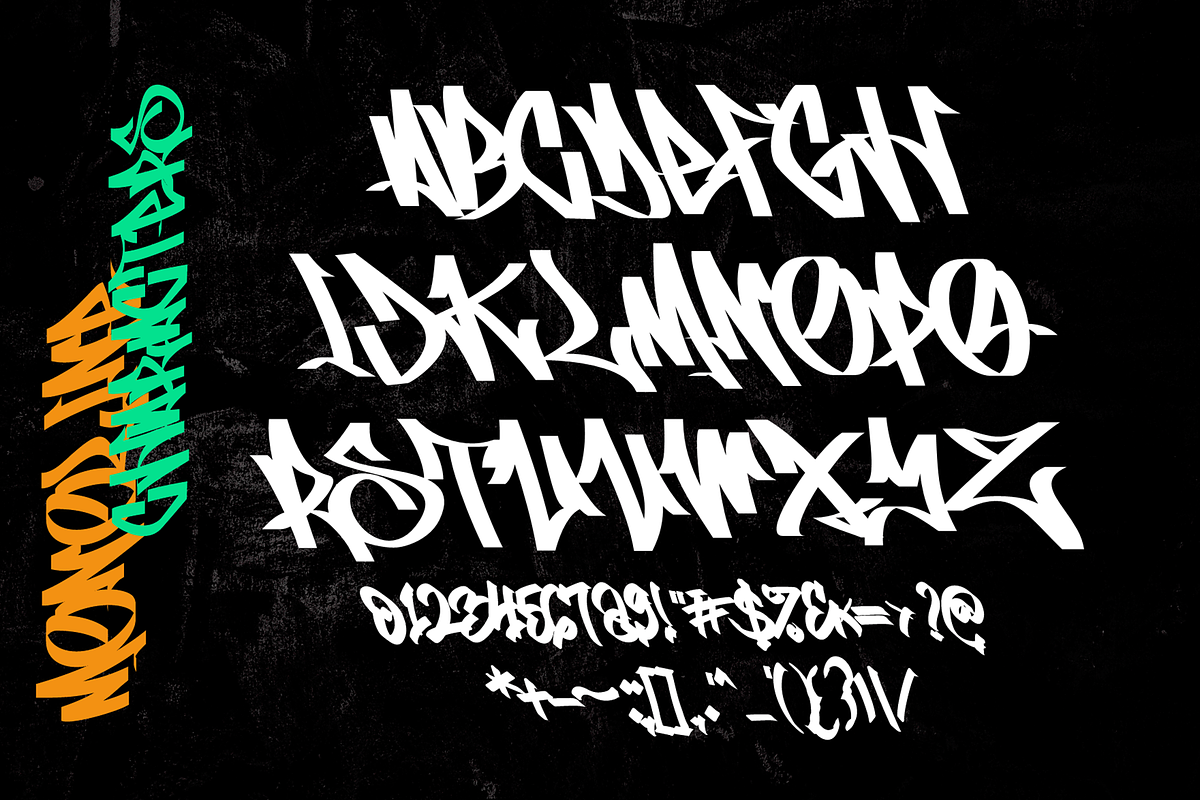 Vandal Rebels Duo, a Handwritten Font by asfgraphics (Photo 6 of 9)