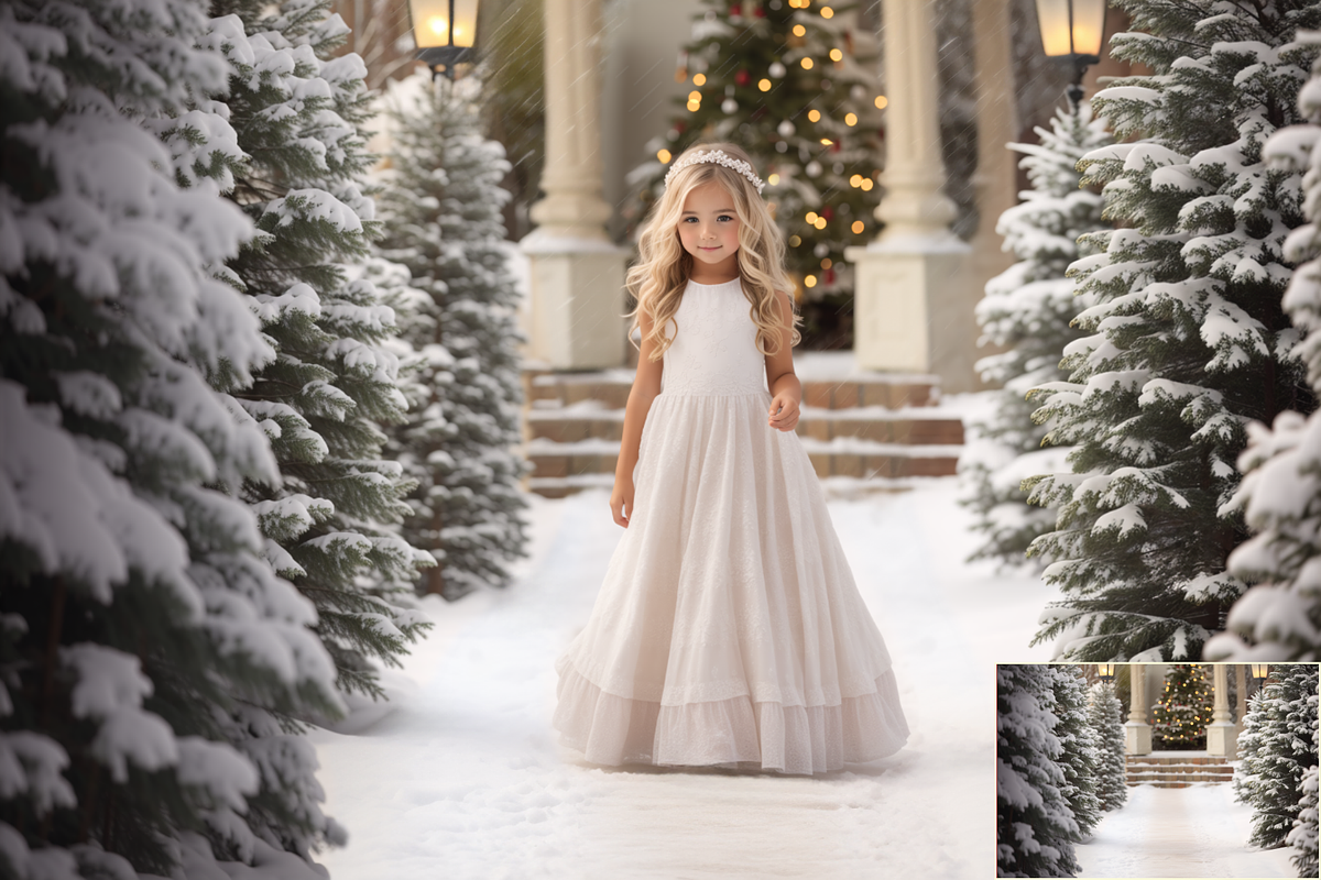 Christmas Forest backdrops, a Background Graphic by HappyNews (Photo 12 of 12)