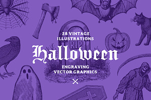 Vintage Halloween Illustrations