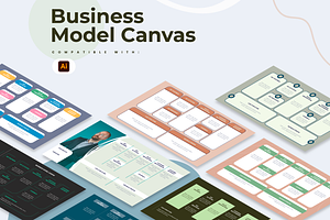 Business Model Canvas Illustrator