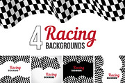 4 Racing backgrounds, an Illustration by Slanapotam (Thumbnail 1 of 2)