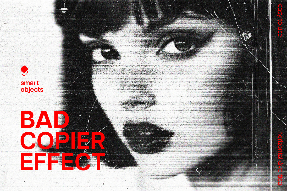 Smudged Bad Copier Photo Effect, a Layer Style Add-On by Design Squad (Photo 1 of 7)