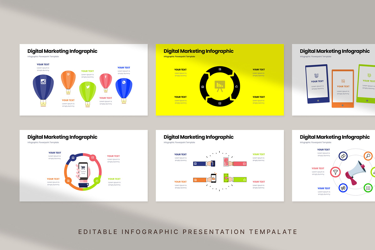 Digital Marketing - Infographic Presentation Template